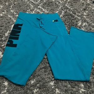 Pink Sweatpants Size Medium Wide bottoms